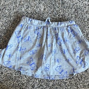 Girls butterfly skirt with built in shorts